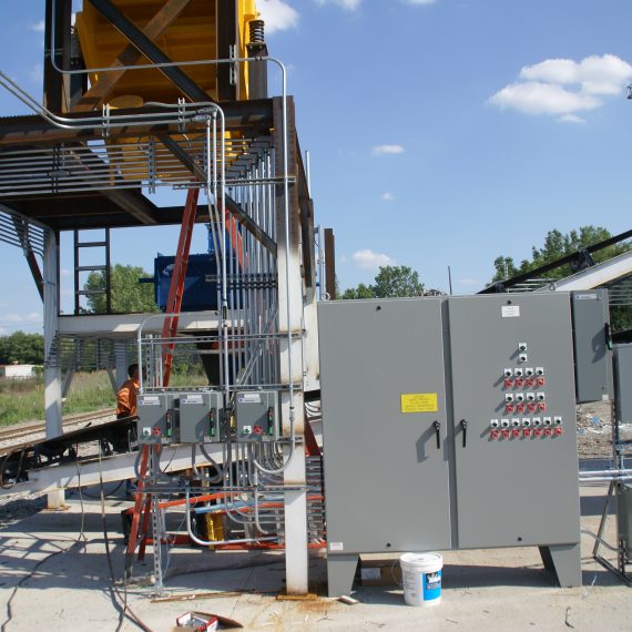 Conduit Work at Glass and Recycling Plant