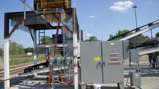 Conduit Work at Glass and Recycling Plant