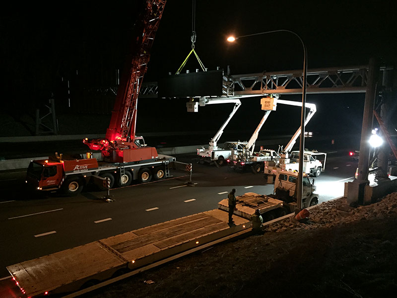 Installation of Traffic Signals